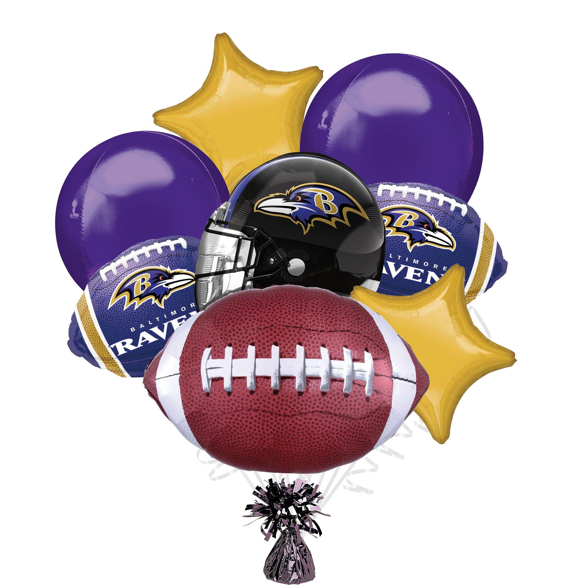 Baltimore Ravens Foil Balloon Bouquet